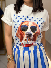 DOG SODA  BLUE  TSHIRT