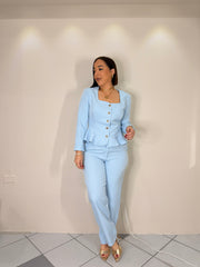 LEILANY " BABY BLUE  SET DOS PIEZA