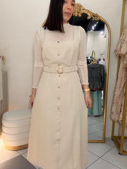 TRAJE CREMA
