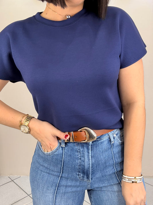 LARA - NAVY TSHIRT