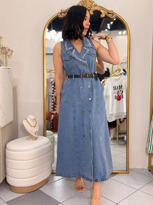 DANIELA” DENIM DRESS