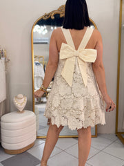MICHELLE LAZO DRESS BEIGE