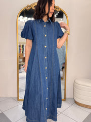 DARK DENIM DRESS