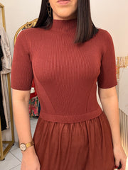 NAYELI" BRICK DRESS
