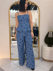 THAIRY SET AZUL POLKA DOT