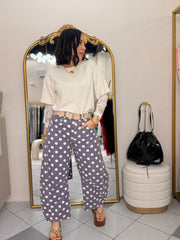 BEIGE TRENDY TSHIRT MANGA LACE