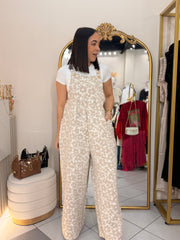 CAMEL” FLORAL JUMPSUIT