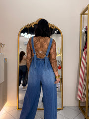 THATIANA DENIM JUMPSUIT