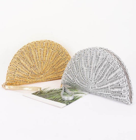 Clutch Natural Glam gold