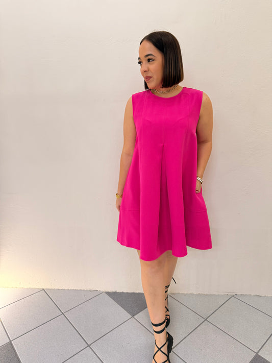 TANAIRI MAGENTA DRESS