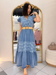 SACHA DENIM DRESS