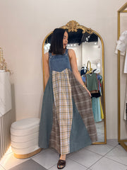 KAMILA" LIGHT DENIM DRESS