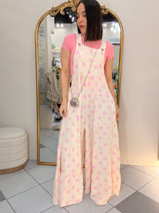 POLKA DOT PINK  JUMPSUIT