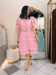VESTIDO ELEGANTE ROSA