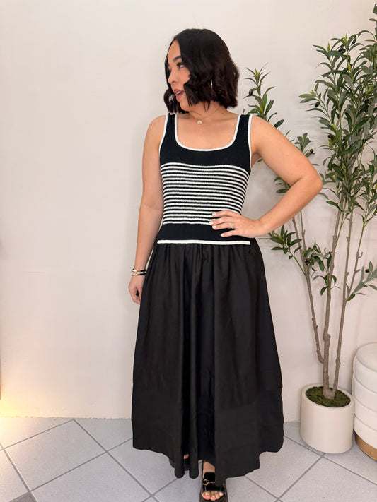 NELI MIDI DRESS BLACK