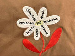 FLOR SOY VICTORIOSA " TSHIRT BROWN
