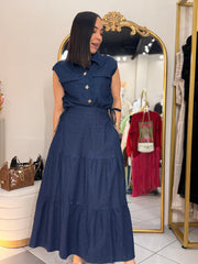 CARLA” DENIM SET DOS PIEZAS