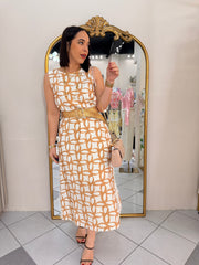 NELIZA BEIGE DRESS