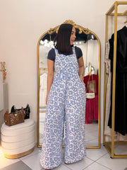 BLUE” FLORAL JUMPSUIT