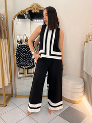 MICHELLE  BLACK SET DOS PIEZAS