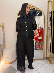 GALILEA" BLACK  ELEGANTE SET DOS PIEZAS