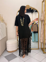 KATHERINA” BLACK DRESS