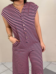 PRE ORDNE GRACE  JUMPSUIT PINK/NAVY LLEGA 26 febrero aprox
