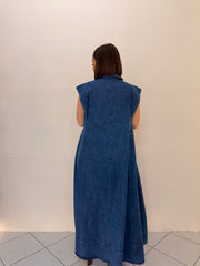 AINARA LIGHT DENIM DRESS