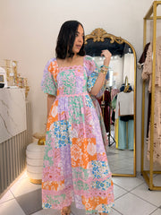 MICHELLE" FLORAL DRESS