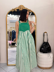 KAMILA"  KELLY GREEN  DRESS