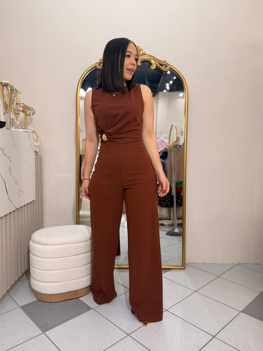 NINOSHKA¨ BROWN JUMPSUIT