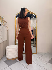 NINOSHKA¨ BROWN JUMPSUIT