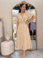 PAMELA BEIGE DRESS