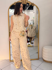 BEIGE  SET DOS PIEZAS