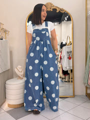 POLKA DOT JUMPSUIT OVER SIZE