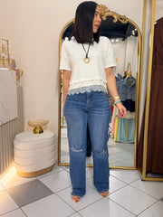 ANAISA” TSHIRT BLANCA