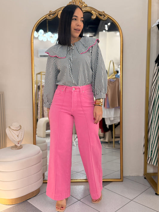PINK DENIM JEANS