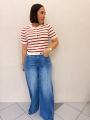 FRANCÉS WHITE/RED TOP