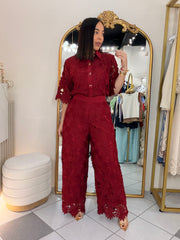 BURGUNDY  ELEGANTE SET