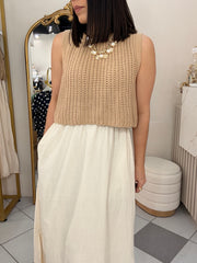 GALILEA, CAMEL DRESS