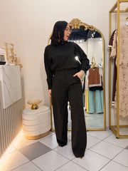 THAINARA" SET NEGRO ELEGANTE