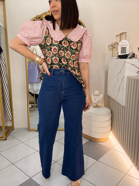 CLAUDIA “ DARK DENIM JEAN