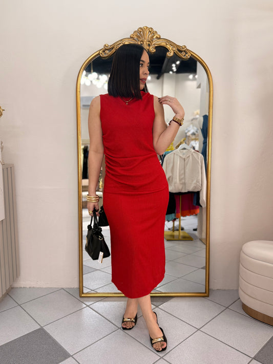 FABIOLA  RED  DRESS