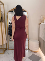 PATRICIA¨BURGUNDY  DRESS
