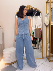 LIGHT DENIM SET PAU