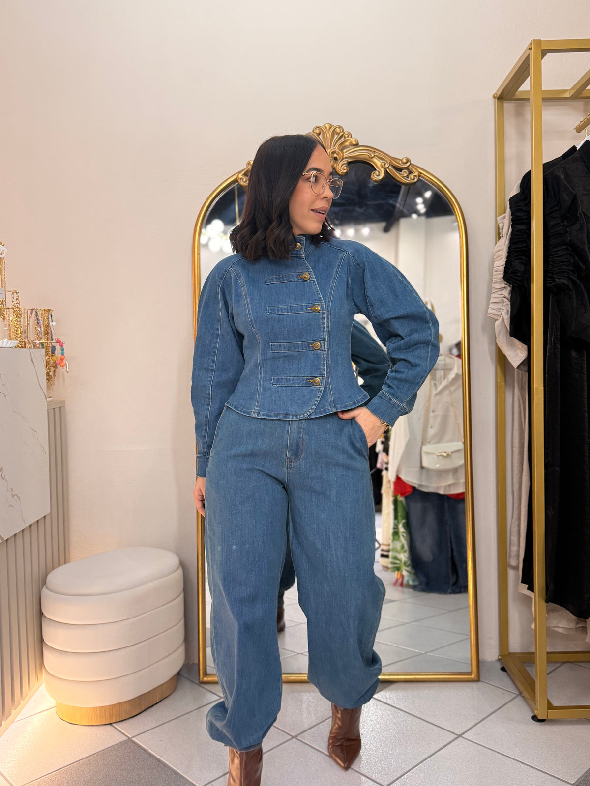 OLIPA” DENIM SET DOS LIEZAS