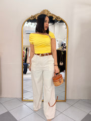 NAILA"  CREMA  PANTALÓN