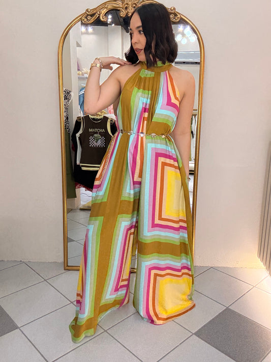 LIANA GREEN JUMPSUIT