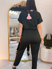 ARENA BLACK JUMPSUIT