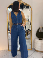 KENIA DENIM JUMPSUIT